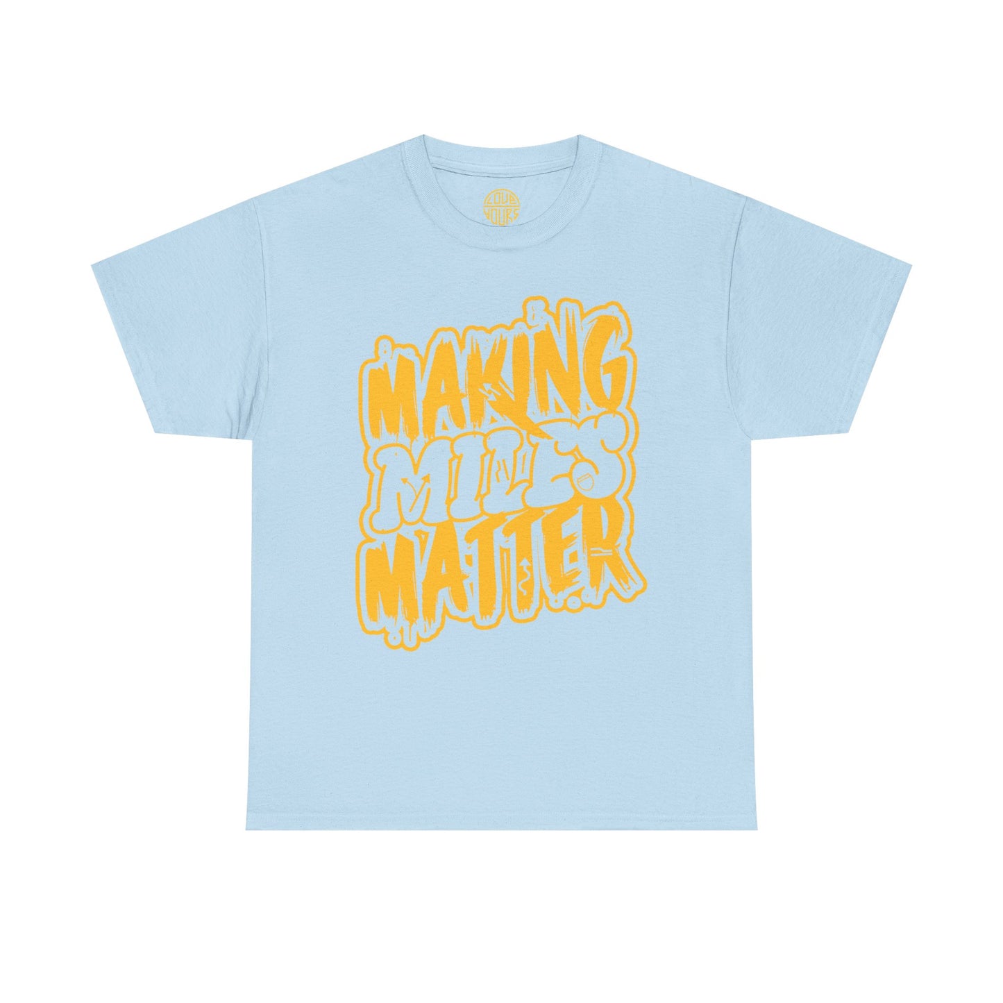 Unisex Heavy Cotton Tee with Positive Vibes - Making Minds Matter, Love Yours - Ideal Gift for Motivation, Encouragement, Self-Care, [...]