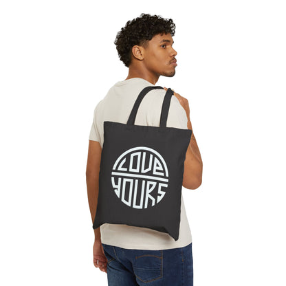 Love Yours Cotton Canvas Tote Bag, Eco-Friendly Shopping Tote, Gift for Her, Minimalist Bag, Reusable Grocery Bag, Casual Everyday Tote