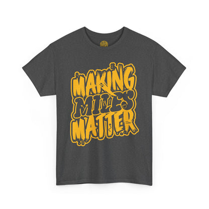 Unisex Heavy Cotton Tee with Positive Vibes - Making Minds Matter, Love Yours - Ideal Gift for Motivation, Encouragement, Self-Care, [...]