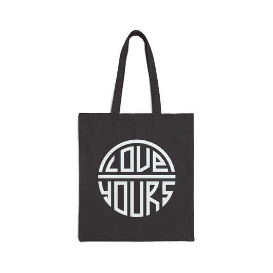 Love Yours Cotton Canvas Tote Bag, Eco-Friendly Shopping Tote, Gift for Her, Minimalist Bag, Reusable Grocery Bag, Casual Everyday Tote