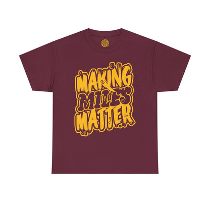 Unisex Heavy Cotton Tee with Positive Vibes - Making Minds Matter, Love Yours - Ideal Gift for Motivation, Encouragement, Self-Care, [...]