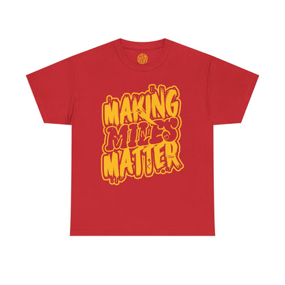 Unisex Heavy Cotton Tee with Positive Vibes - Making Minds Matter, Love Yours - Ideal Gift for Motivation, Encouragement, Self-Care, [...]