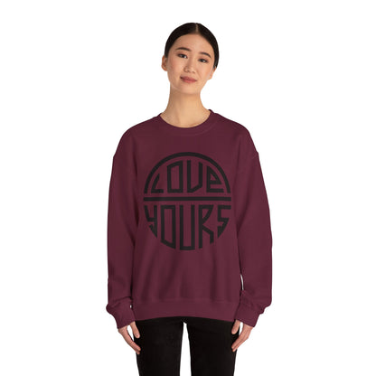 Love Yours Crewneck Sweatshirt - Cozy Gift for Self-Love, Unisex Pullover, Casual Wear, Birthday, Friendship, Valentine's Day