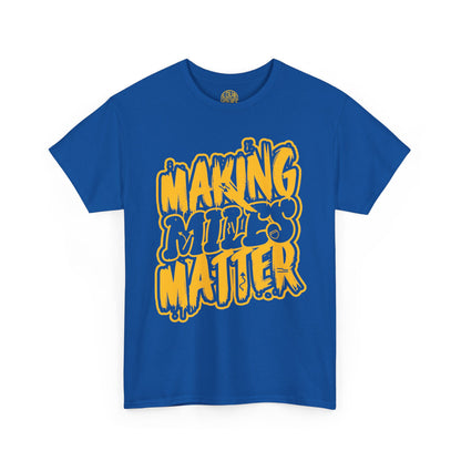 Unisex Heavy Cotton Tee with Positive Vibes - Making Minds Matter, Love Yours - Ideal Gift for Motivation, Encouragement, Self-Care, [...]